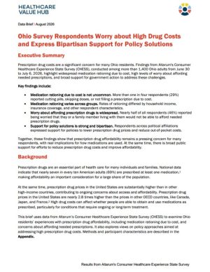 Ohio Prescription Drug Costs Brief, 2026