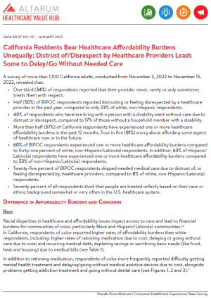 California Access and Fairness Brief