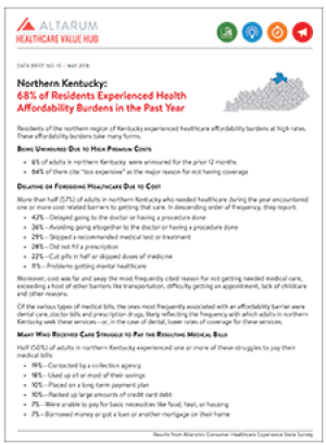 Northern Kentucky Region Affordability Brief 2018