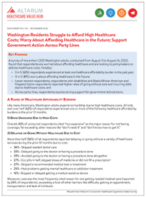 Healthcare Affordability Brief 2022