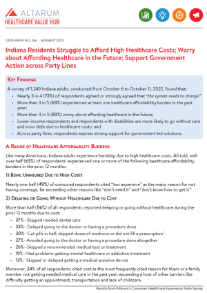 Indiana Healthcare Affordability Brief 2023