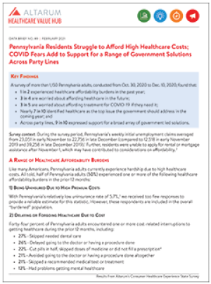 Healthcare Affordability 2021