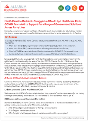 Healthcare Affordability 2021