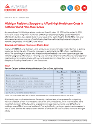 Regional Brief: Rural vs. Non-Rural 2022