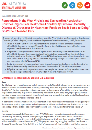 West Virginia Healthcare Access and Fairness