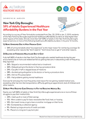 Regional Brief: New York City Boroughs 2019