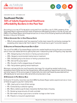 Southwest Florida Healthcare Affordability 2019
