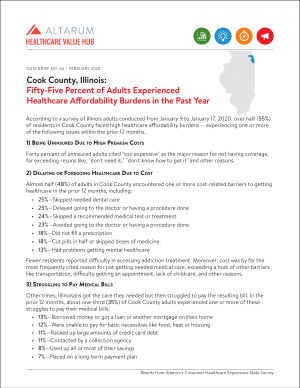 Illinois Cook County Region Affordability Brief 2020