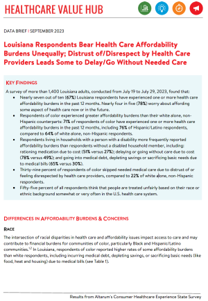 Healthcare Access and Fairness 2023