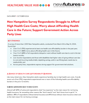 New Hampshire Healthcare Affordability Brief 2024