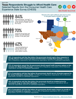2023 Texas Healthcare Affordability Survey Infographic