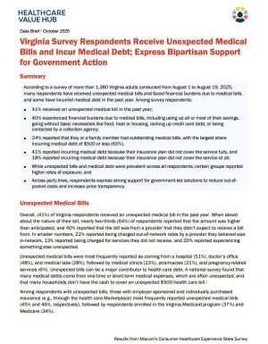 2025 Virginia CHESS Medical Debt and Surprise Medical Bills